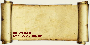 Milana Čakaranović vizit kartica